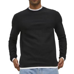 Pull Marine/Blanc Homme Jack & Jones Jortwinn pas cher