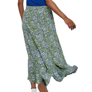 Jupe Vertes/Bleu Femme Kaki Kaporal SALTY vue 0