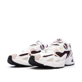 Baskets Blanches/Bordeaux Femme Adidas Adidas Astir vue 6