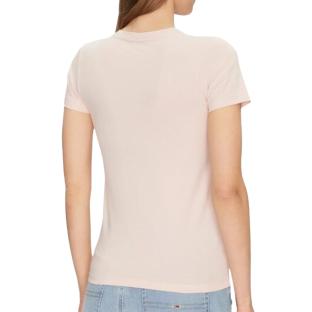 T-shirt Rose Femme Guess N Gj Ss Slim Flower vue 2