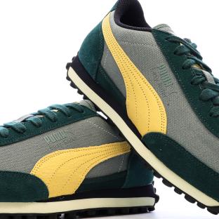 Baskets Vertes/Jaunes Homme Puma Easy Rider vue 0