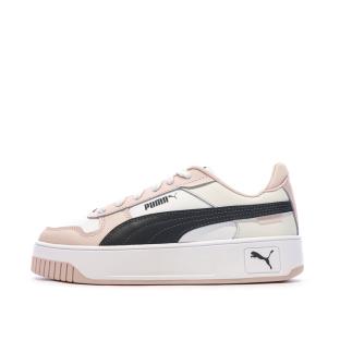 Baskets Rose/Blanches Femme Puma Wns Carina Street pas cher
