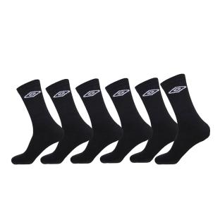 x6 Paires Chaussettes Noir Homme Umbro Tennis pas cher