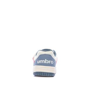 Baskets Blanches/Bleu/Rose Fille Umbro Ovida vue 0