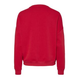 Sweat Rouge Femme Pieces Sasie vue 2