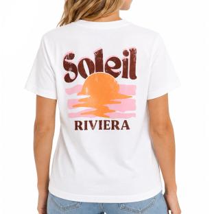 T-Shirt Blanc Femme Mère et Fille Le Soleil vue 0
