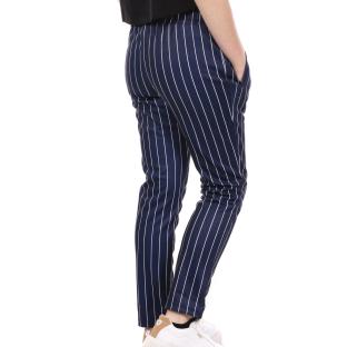 Pantalon Marine à Rayures Femme Supreme Grip Bless vue 2