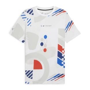 T-shirt Blanc/Bleu/Rouge Homme Puma 624153 vue 2