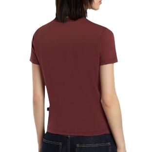 Camiseta Dickies Maple Roja de Mujer ver 0