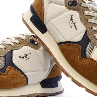 Baskets Beige/Taupe Homme Pepe jeans Brit vue 0