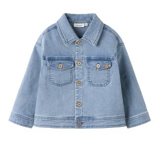 Veste Bleu Fille Lil' Atelier Ls Loose vue 0