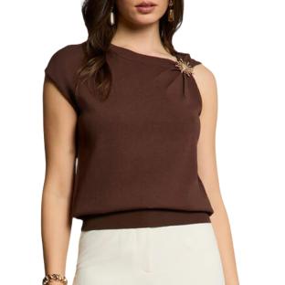 Top Marron Femme Morgan MCHOCO vue 0