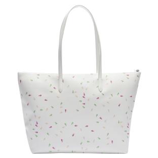 Sac à Main Blanc Femme Lacoste confetti vue 0