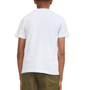 T-Shirt Blanc Garçon Jack & Jones Cologan vue 2
