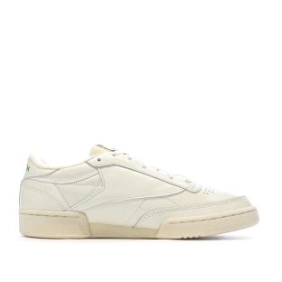 Baskets Blanche/Verte Homme Reebok Club C85 Vintage vue 2
