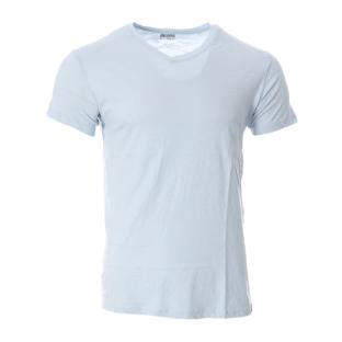 T-shirt Bleu Clair Homme Paname Brothers TAZIO pas cher