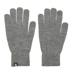 Gants Gris Homme Jack & Jones Knitted Gloves vue 0