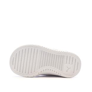 Baskets Blanches/Bleu Fille Puma Pro Sport vue 5