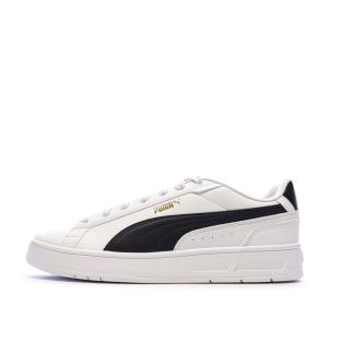 Baskets Blanches/Noires Homme Puma Court Classico pas cher