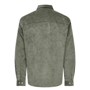 Chemise Verte Homme Only & Sons Washd vue 2