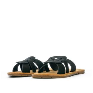 Claquettes Noires Femme Chattawak Pace vue 5