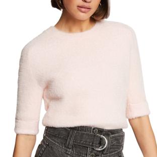 Pull Manches Courtes Rose Femme Morgan MTOM pas cher