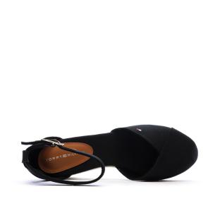 Sandales Noires Femme Tommy Hilfiger FW0FW08657 vue 4