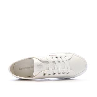 Baskets Blanches Femme Calvin Klein Jeans Vulc vue 4