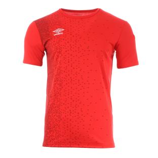 T-shirt Rouge Homme Umbro Match pas cher