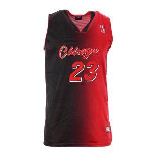 Chicago Maillot Rouge/Noir Homme Sport Zone Tank 23 pas cher