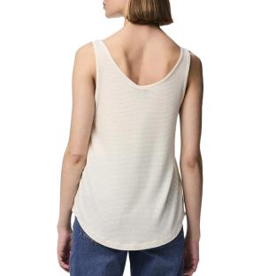 Débardeur Beige/Doré Femme Pieces Billo vue 2