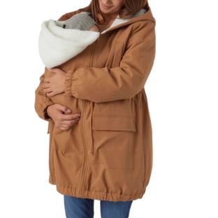 Manteau de grossesse et de portage Marron Femme Mamalicious Lisa vue 3