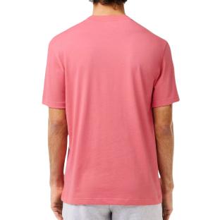 T-shirt Rose Homme Lacoste TH7618 vue 0