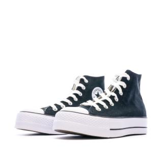 Baskets Noir Femme Converse Chuck Taylor All Star Platform vue 6