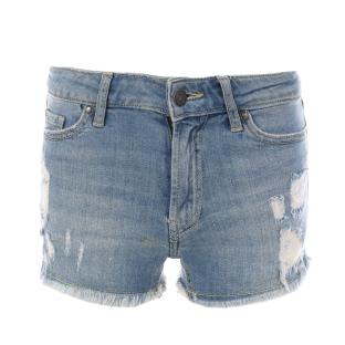 Short Bleu Fille Teddy Smith Savannah pas cher