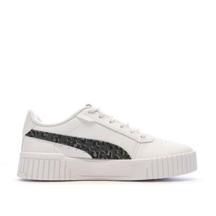 Baskets Blanches/Gris Femme Puma Carina 2.0 vue 2