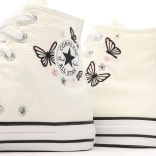 Baskets Blanche Fille Converse Chuck Taylor All Star Butterflies vue 7