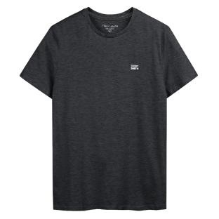 T-shirt Noir Teddy Smith T-jim Mc [6a74cbde37638] vue 0