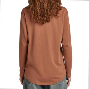 T-shirt Marron Femme Lash G-Star Raw D22036 vue 2