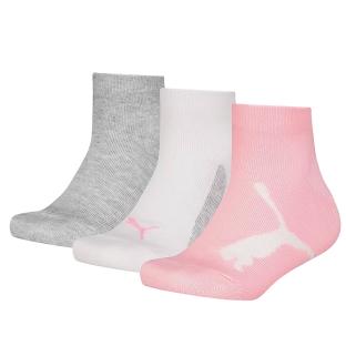 Lot de 3 Paires de Chaussettes Grises/Roses/Blanches Fille Puma Quarter vue 0