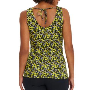 Schwarz/gelbes Tanktop Frau Mamalicious Lamber Ansicht 0
