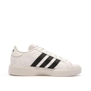Baskets Blanches/Noires Femme Adidas Grand Court Base 2.0 vue 2