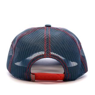Casquette Bleu/Rouge/Blanc Homme Von Dutch Trucker vue 3
