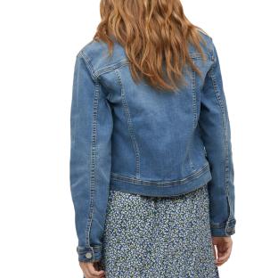 Veste Jean Bleu Femme Vila Need It vue 2