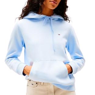 Sweat à Capuche Bleu Femme Tommy Hilfiger Flag1 vue 0