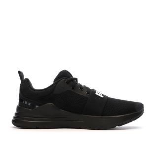 Baskets Noires Homme Puma Wired vue 2