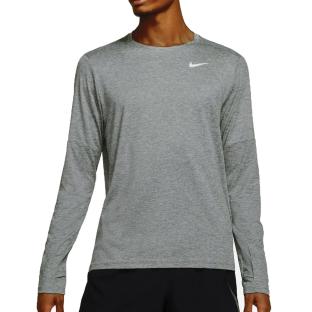 T-shirt Manches Longues Grise Homme Nike Elmnt Crew pas cher