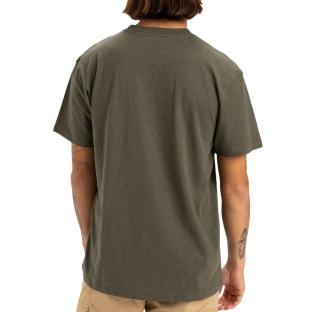 T-shirt Kaki Homme Quiksilver Neps vue 2