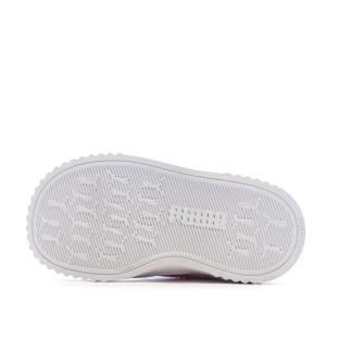 Baskets Blanche Fille Puma Carina 3.0 Blurry Dr vue 0