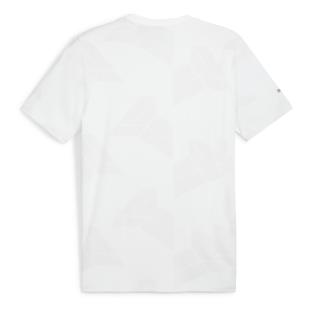 T-Shirt Blanc Homme Puma Jaquard vue 2